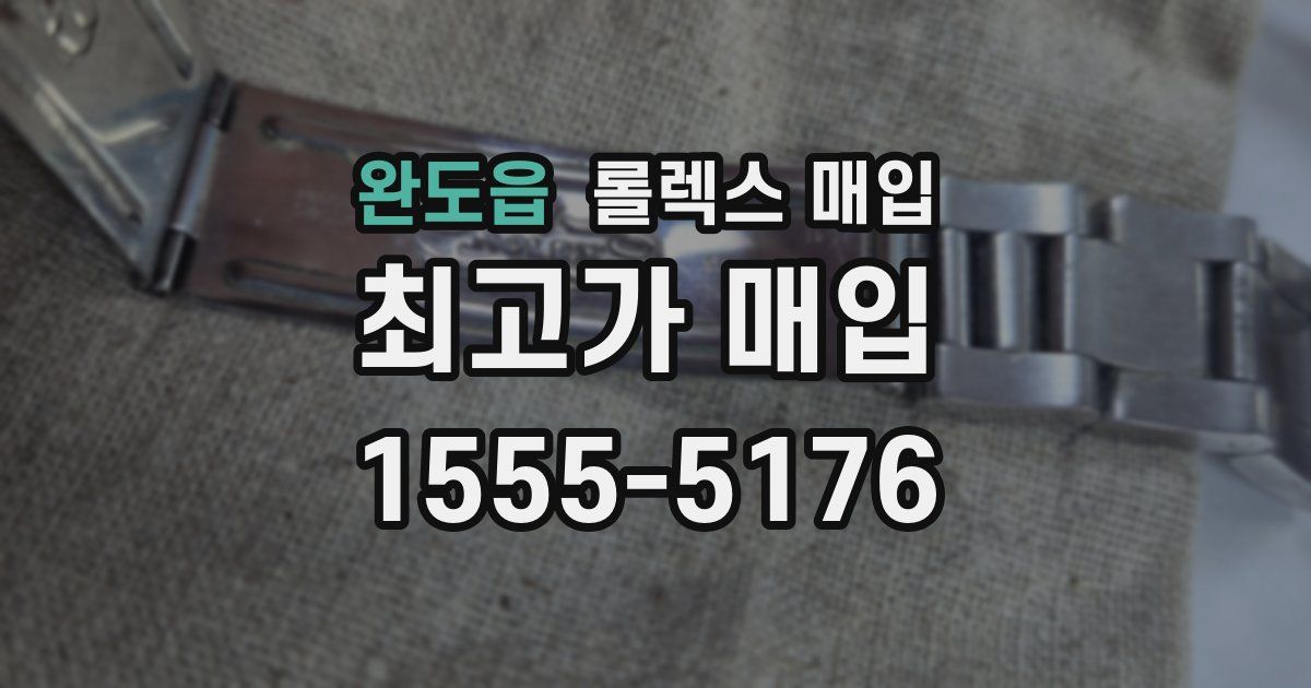 완도읍 롤렉스 매입