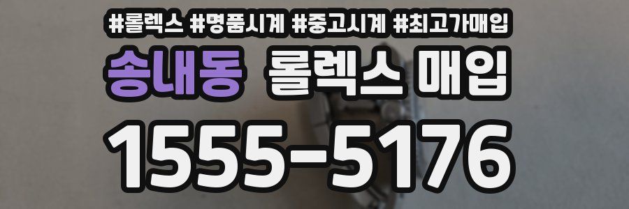 송내동 롤렉스 매입