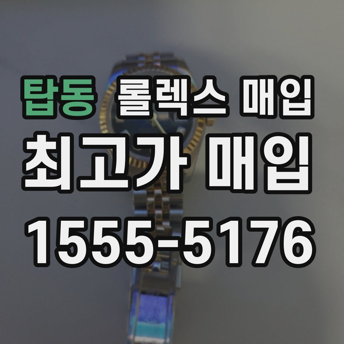 탑동 롤렉스 매입