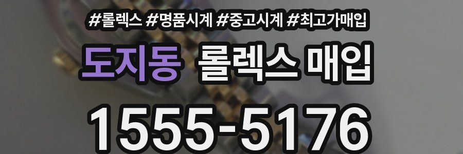 도지동 롤렉스 매입