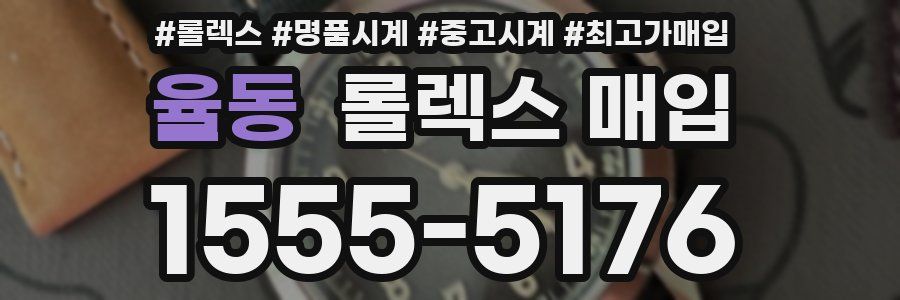 율동 롤렉스 매입