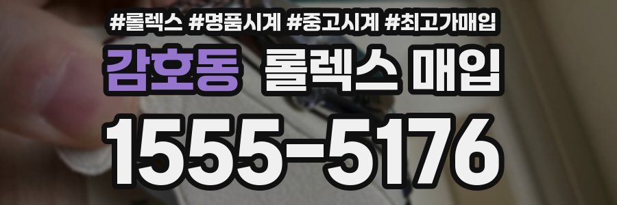 감호동 롤렉스 매입