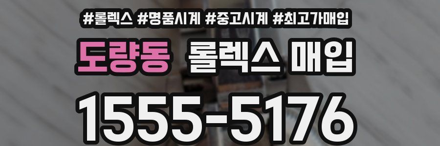 도량동 롤렉스 매입