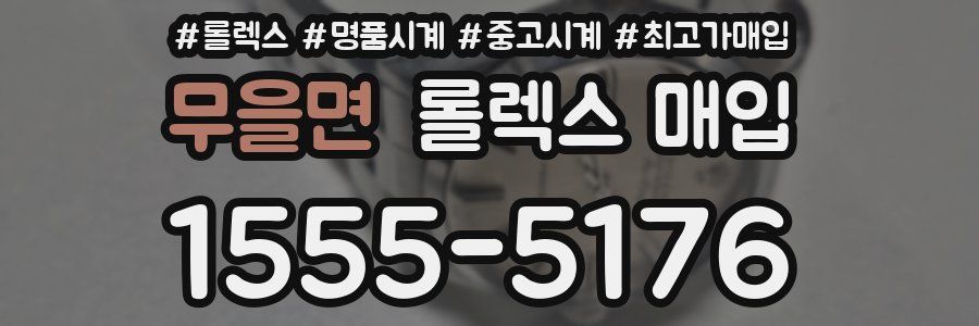 무을면 롤렉스 매입