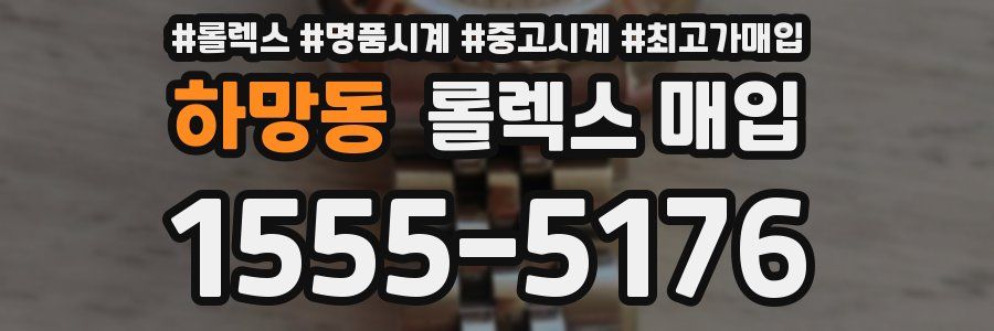 하망동 롤렉스 매입