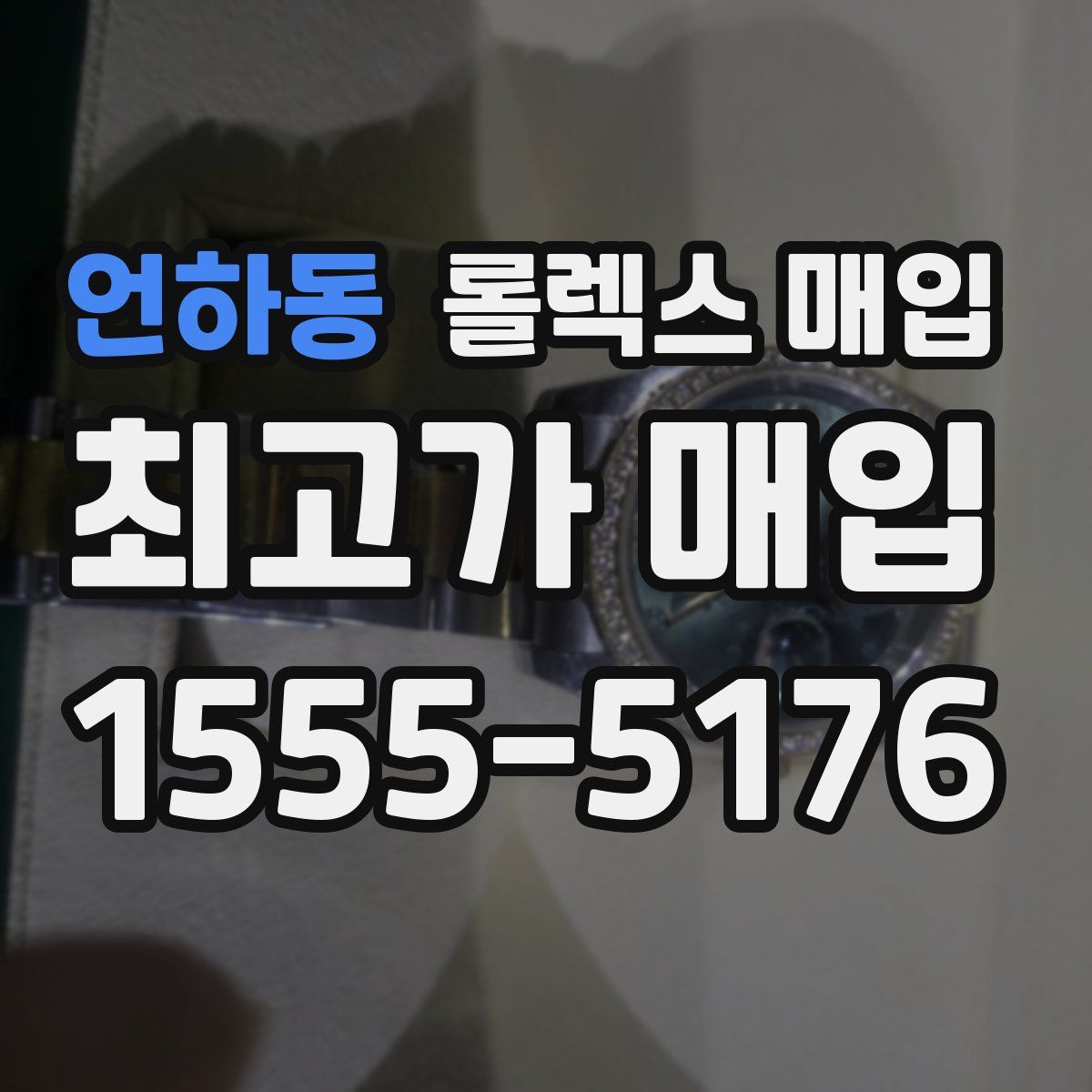 언하동 롤렉스 매입