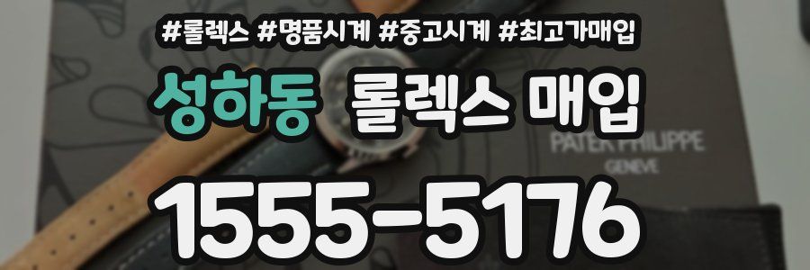 성하동 롤렉스 매입