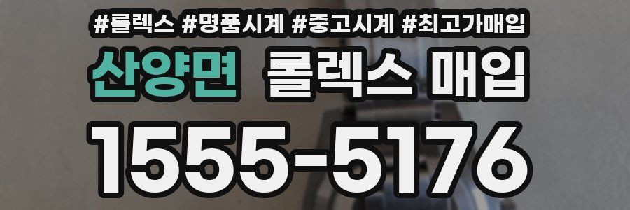 산양면 롤렉스 매입