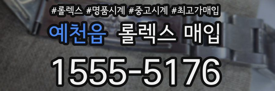 예천읍 롤렉스 매입