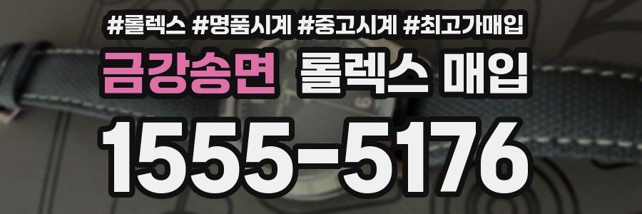 금강송면 롤렉스 매입