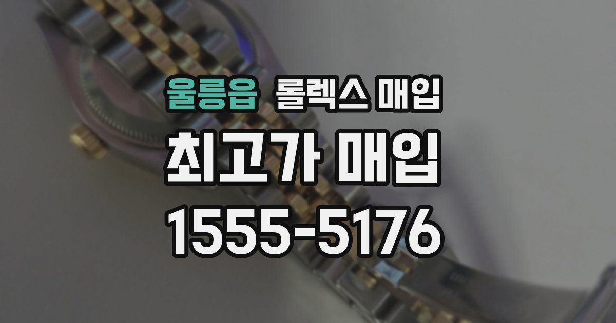 울릉읍 롤렉스 매입