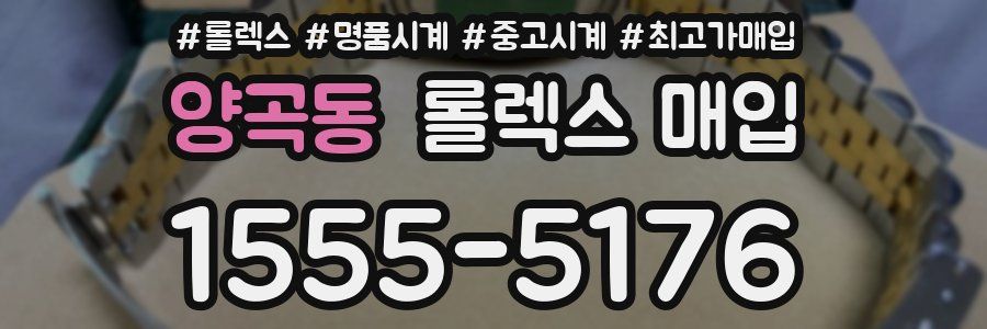 양곡동 롤렉스 매입