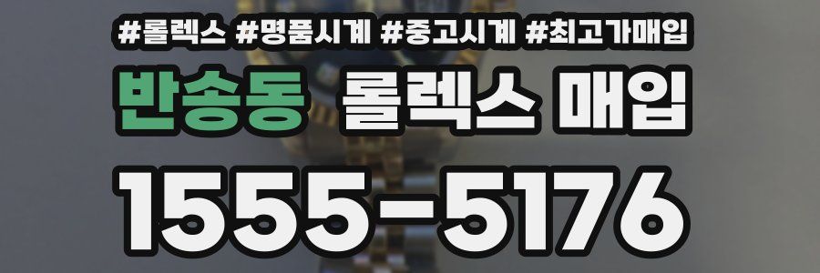 반송동 롤렉스 매입