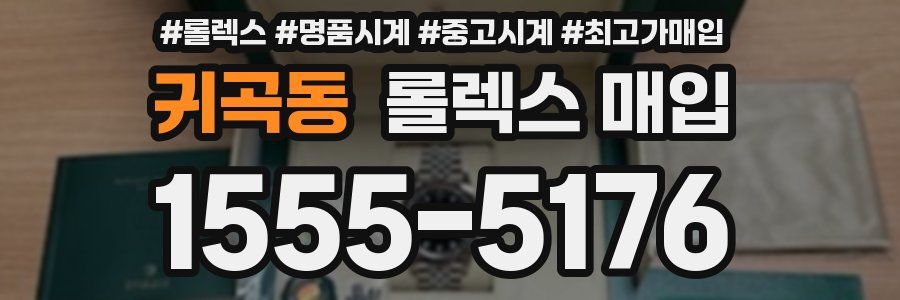 귀곡동 롤렉스 매입