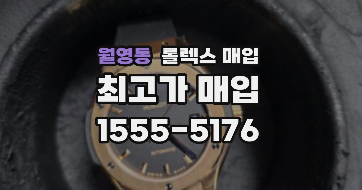 월영동 롤렉스 매입