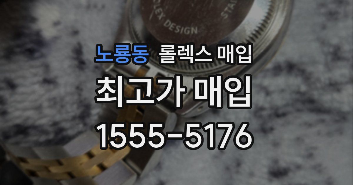 노룡동 롤렉스 매입