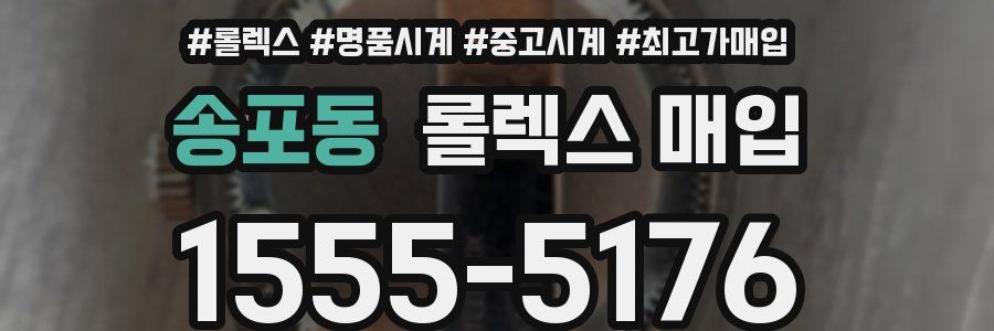 송포동 롤렉스 매입