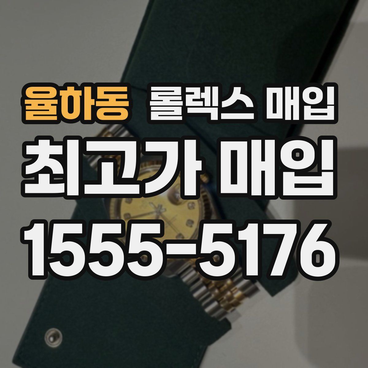 율하동 롤렉스 매입