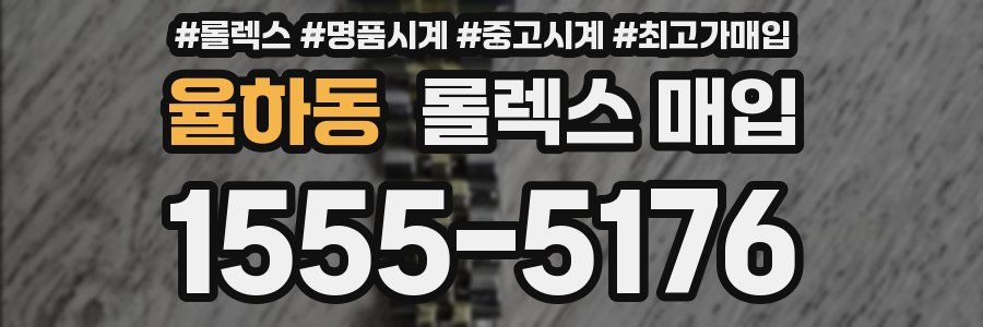 율하동 롤렉스 매입