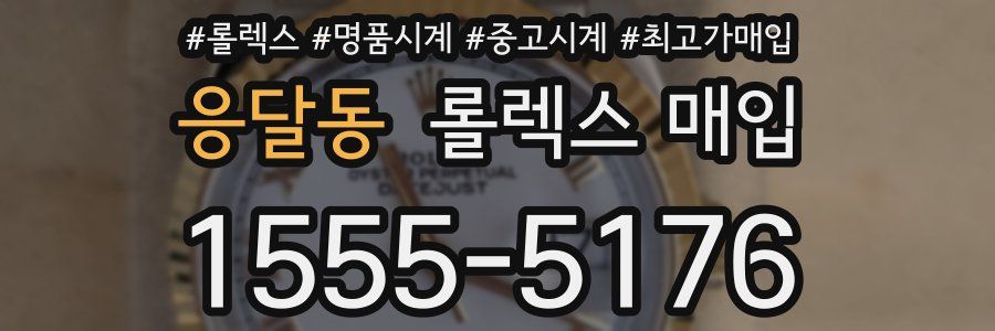 응달동 롤렉스 매입