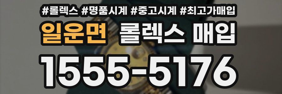 일운면 롤렉스 매입