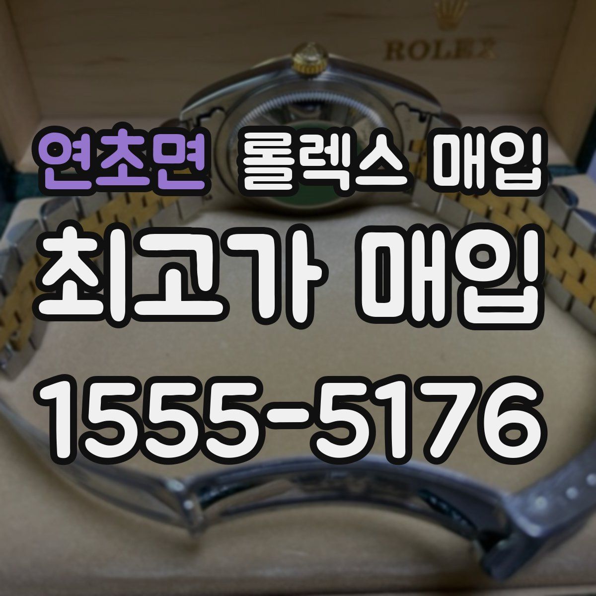 연초면 롤렉스 매입