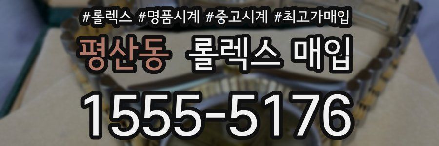 평산동 롤렉스 매입