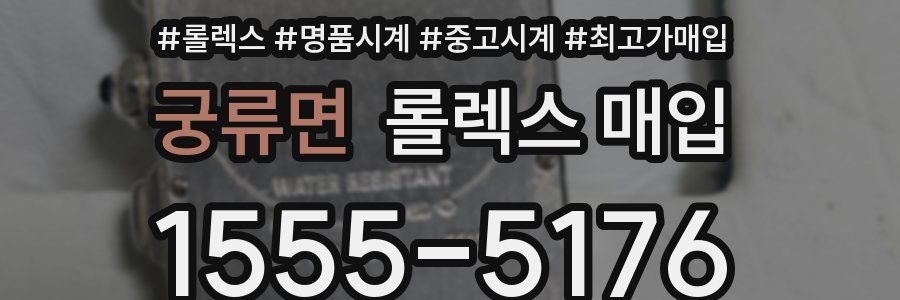 궁류면 롤렉스 매입