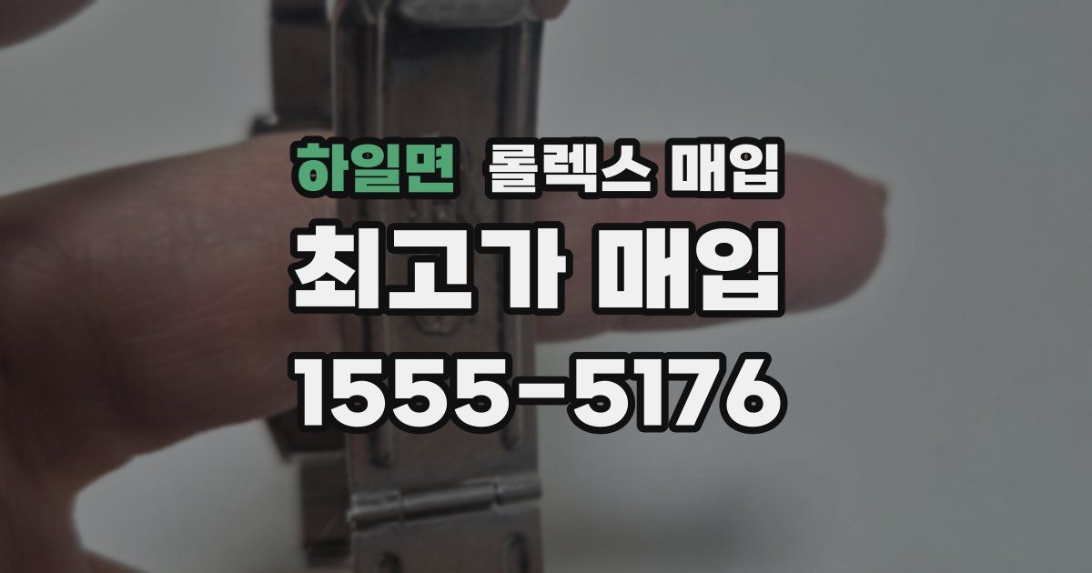 하일면 롤렉스 매입