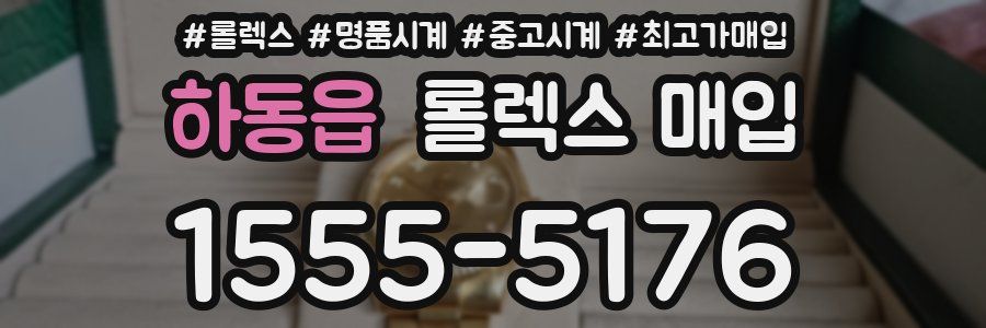 하동읍 롤렉스 매입