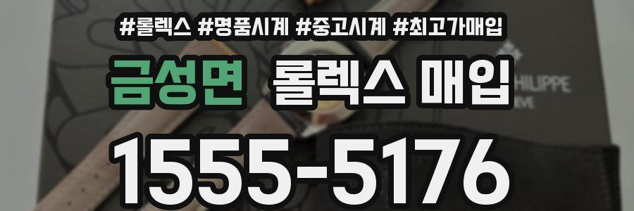 금성면 롤렉스 매입