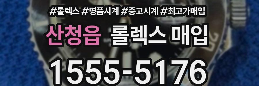 산청읍 롤렉스 매입