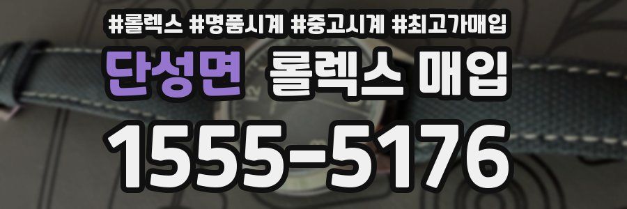 단성면 롤렉스 매입