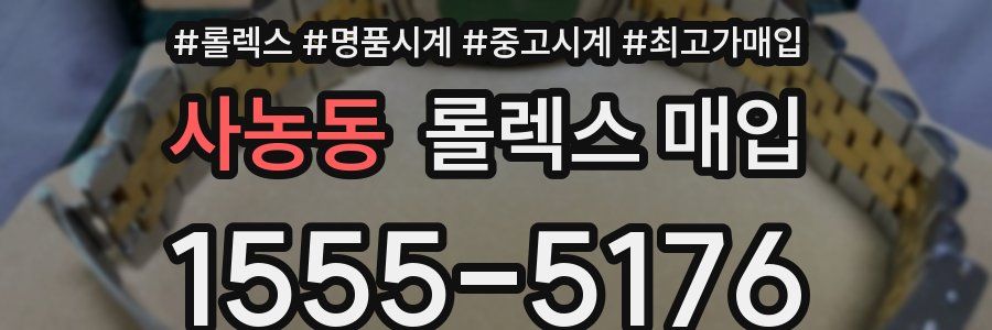 사농동 롤렉스 매입