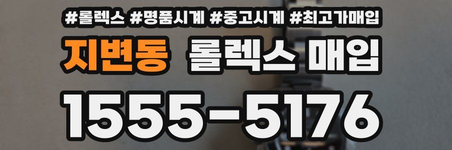지변동 롤렉스 매입