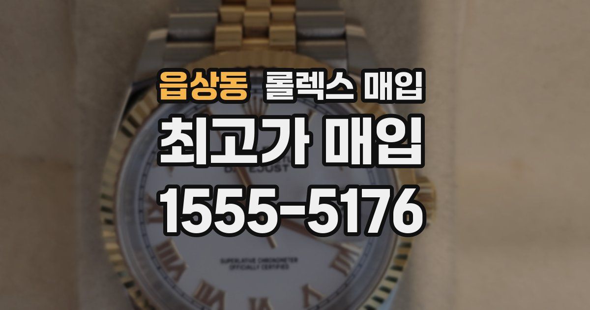 읍상동 롤렉스 매입