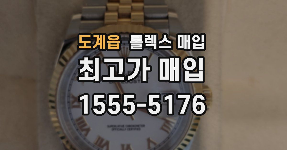 도계읍 롤렉스 매입