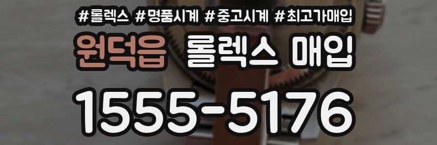 원덕읍 롤렉스 매입