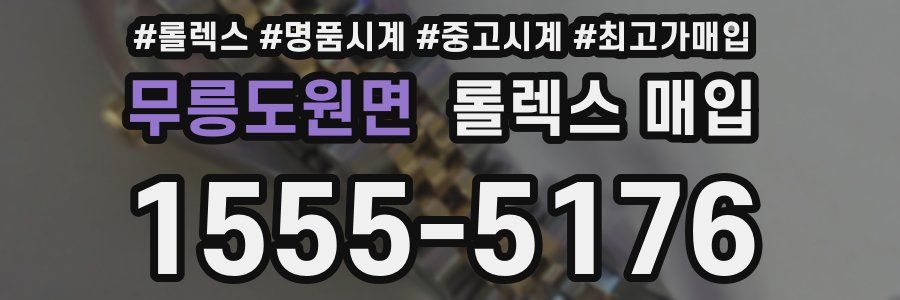 무릉도원면 롤렉스 매입