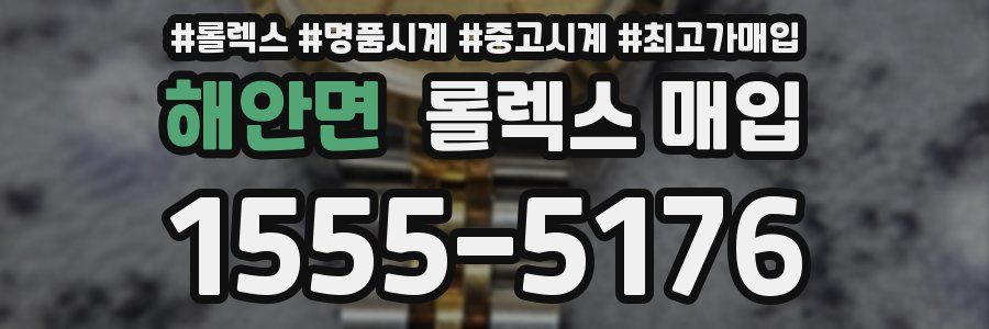 해안면 롤렉스 매입