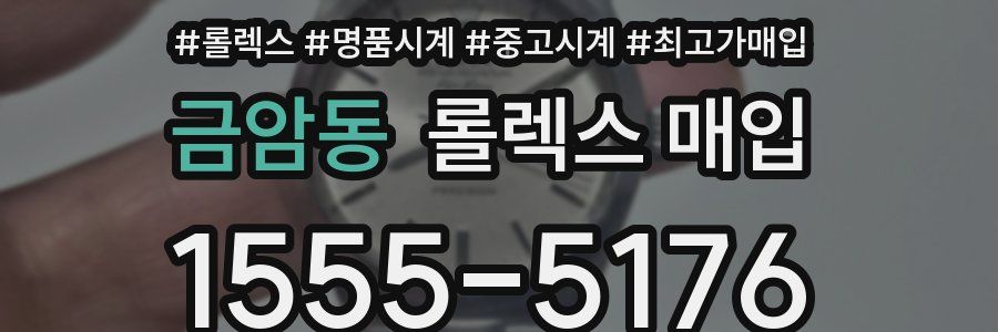 금암동 롤렉스 매입