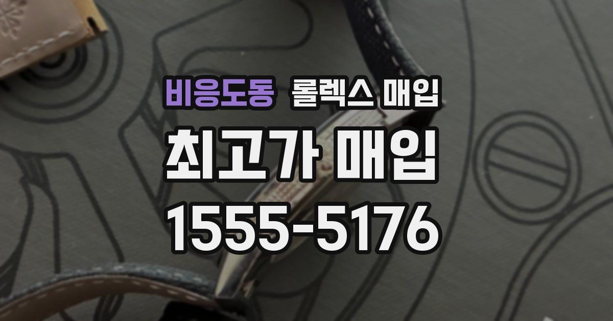 비응도동 롤렉스 매입