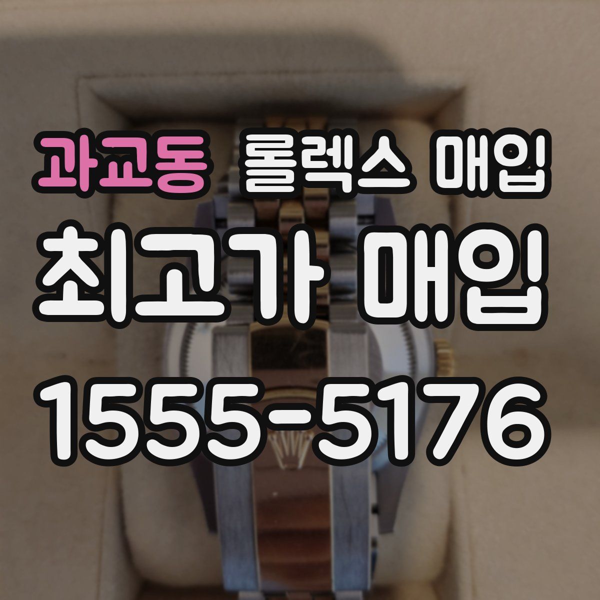 과교동 롤렉스 매입