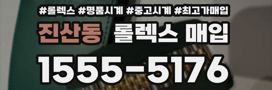 진산동 롤렉스 매입
