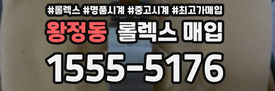 왕정동 롤렉스 매입