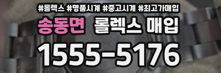 송동면 롤렉스 매입