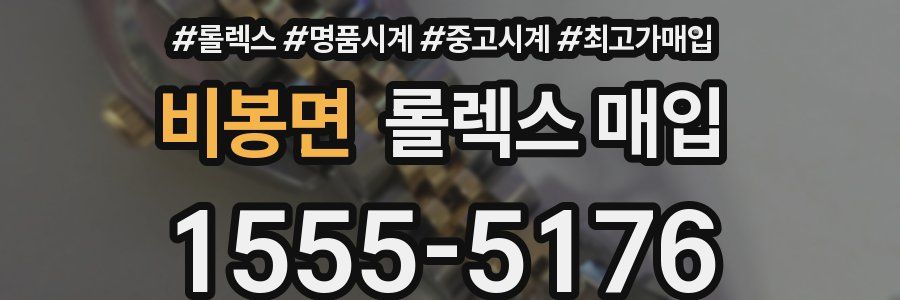 비봉면 롤렉스 매입