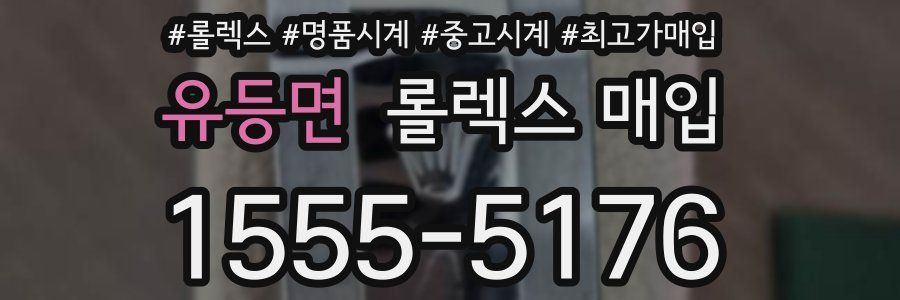 유등면 롤렉스 매입