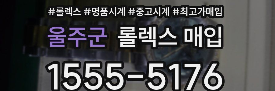 울주군 롤렉스 매입