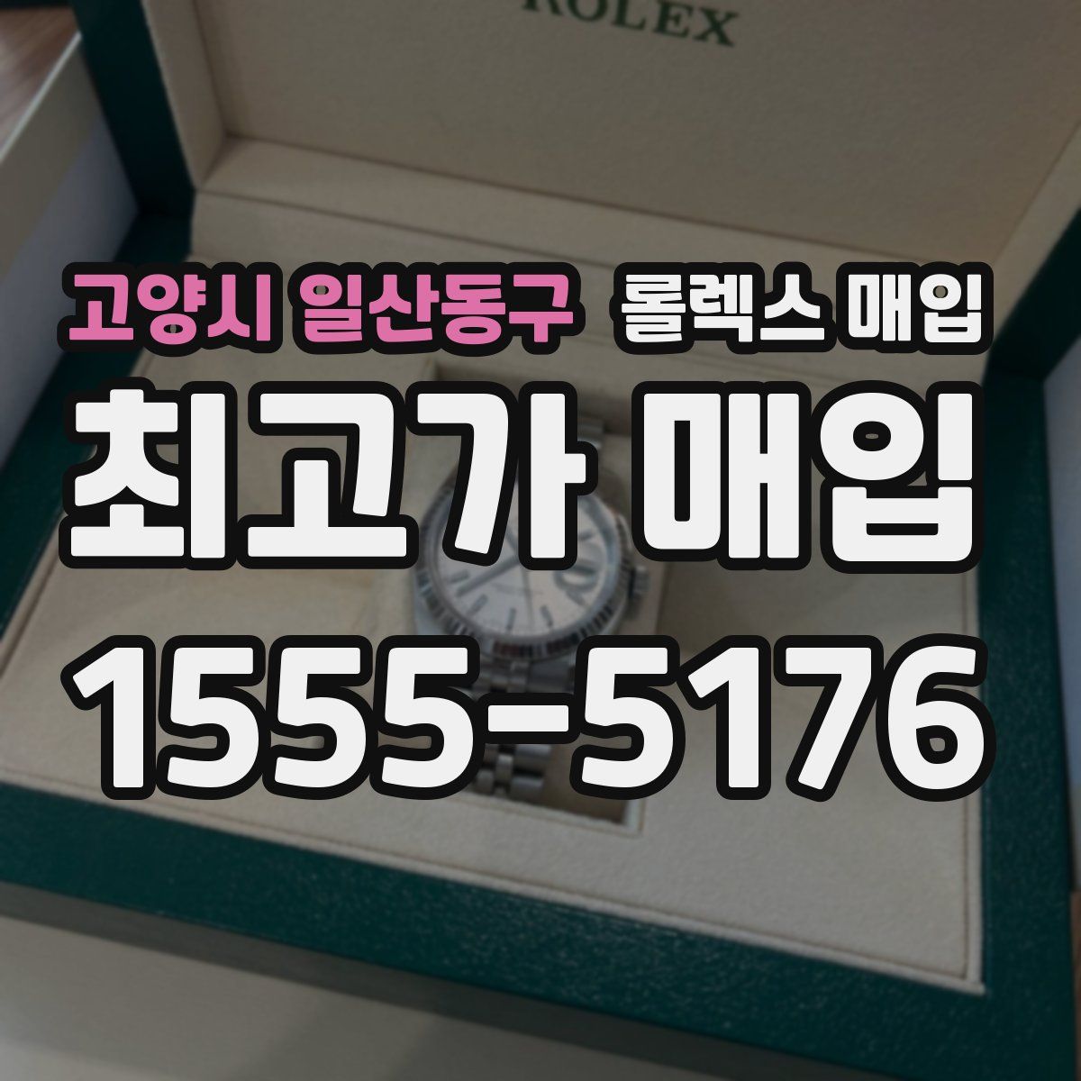 고양시 일산동구 롤렉스 매입